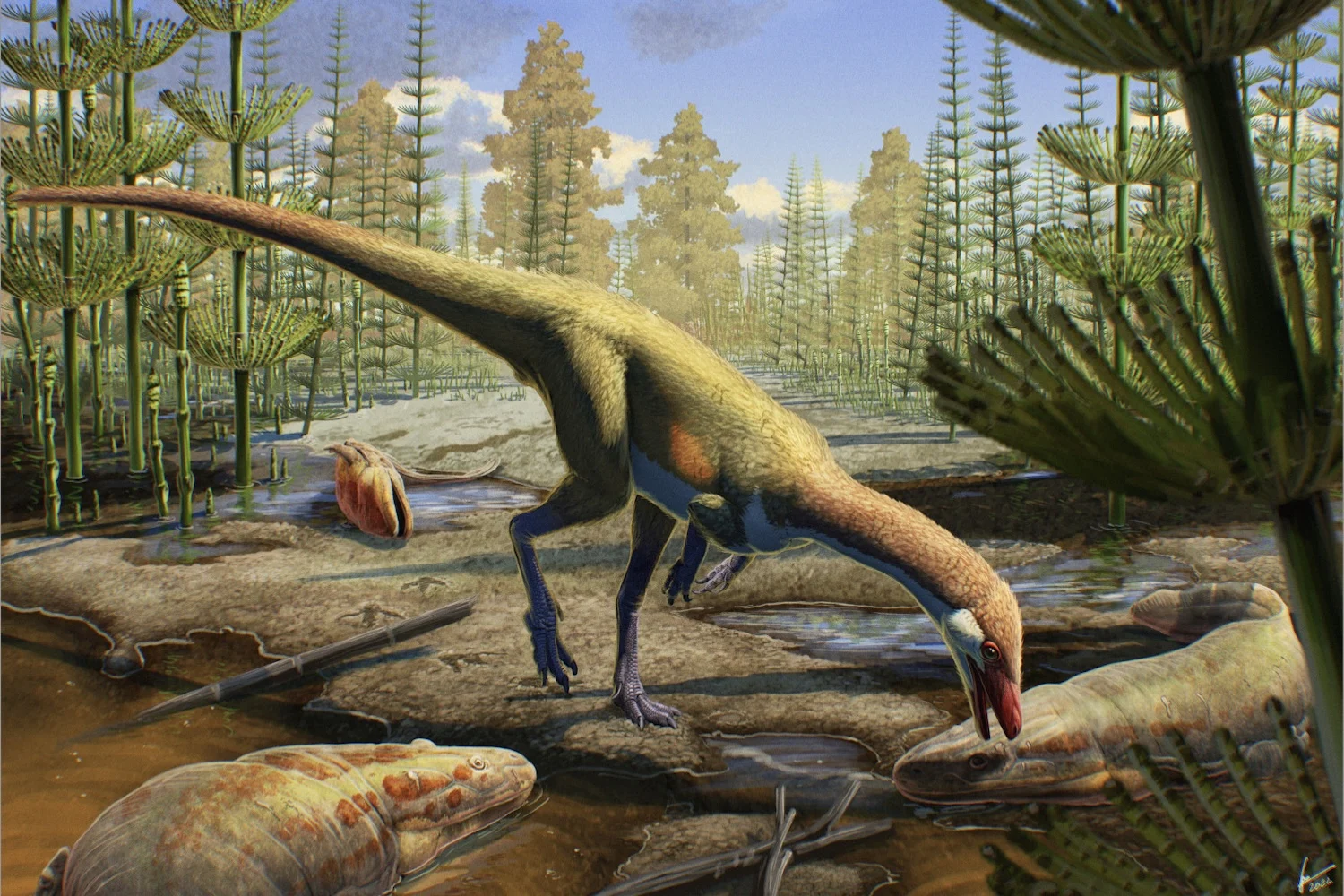 Fossil de 230 milioane de ani din Wyoming contestă teoriile despre originea dinozaurilor.