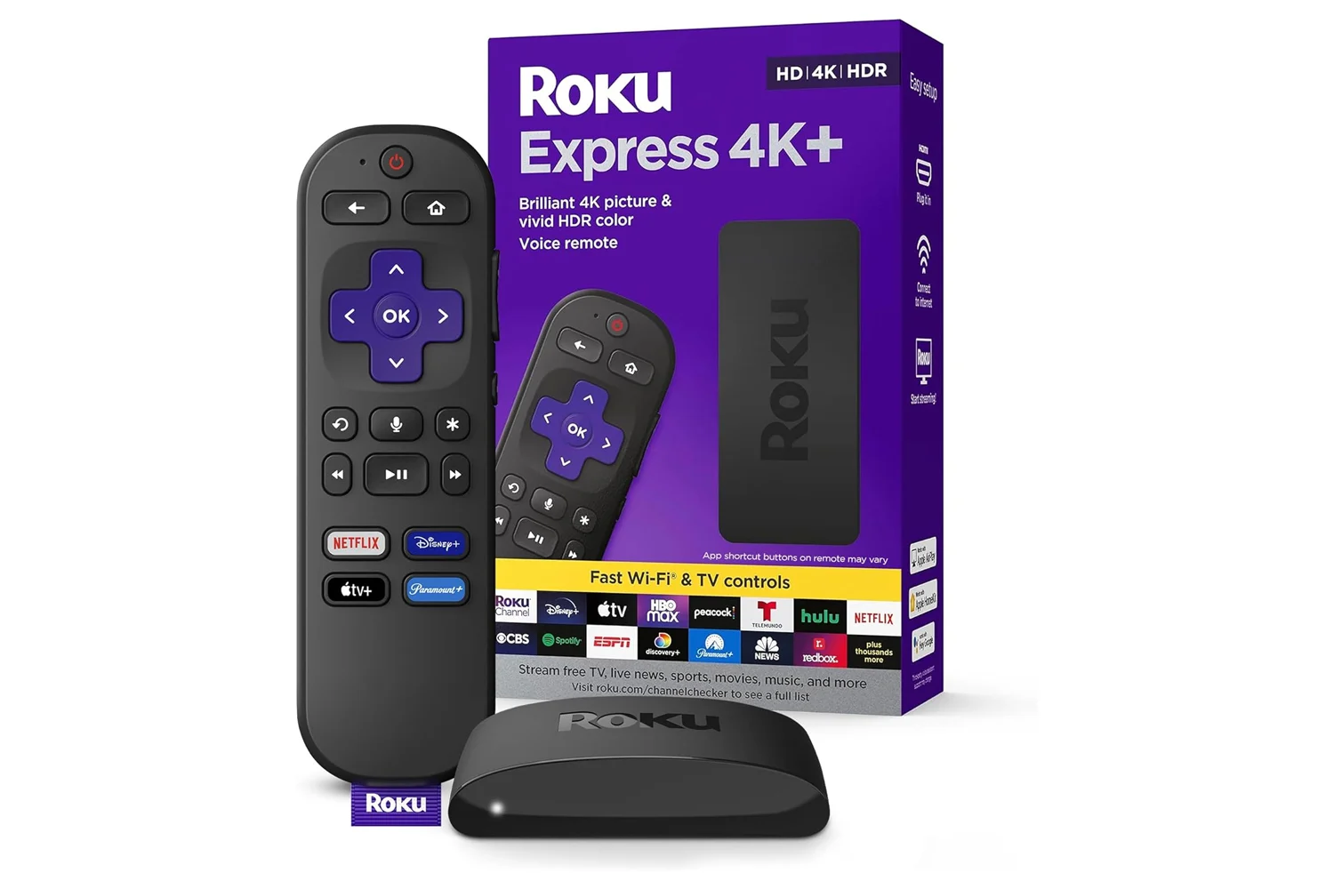 Uita de Amazon Fire TV, Roku Express 4K+ a devenit cea mai bună ofertă de streaming cu 40% reducere.